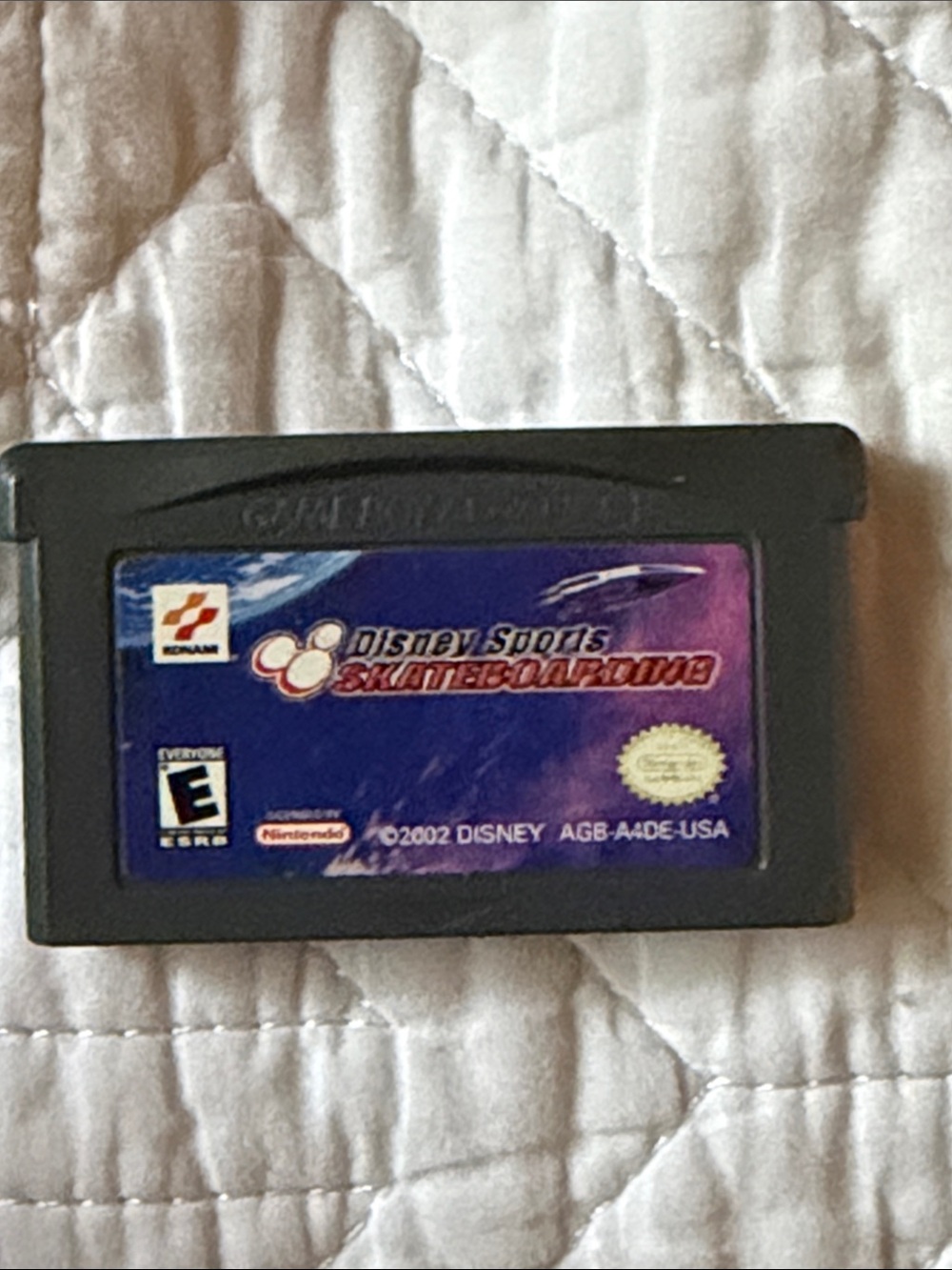 Nintendo Game Boy Advance Cartridge with Purple Label